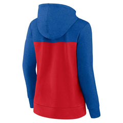 Chicago Cubs Fanatics Women's City Ties Hoodie Full-Zip Sweatshirt - Royal/Red Hoodies