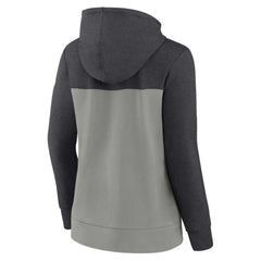 Chicago White Sox Fanatics Women's City Ties Hoodie Full-Zip Sweatshirt - Heather Charcoal/Gray Hoodies