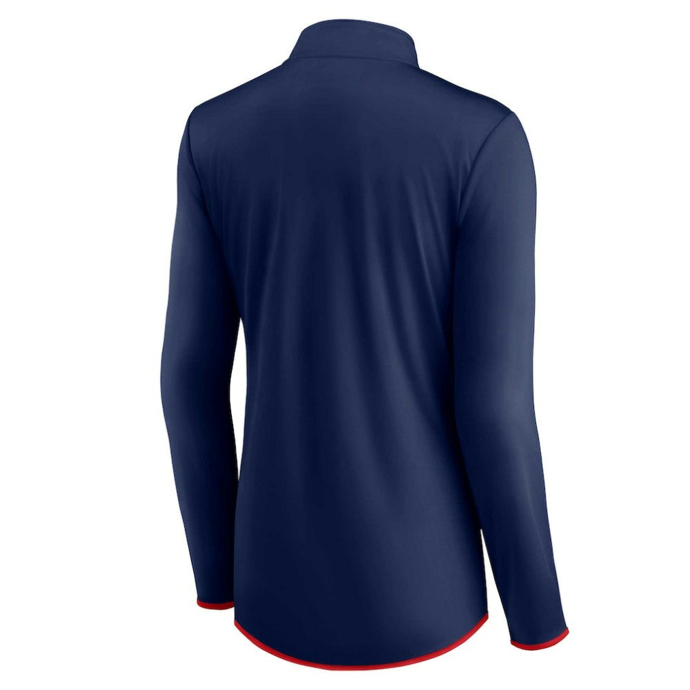 Minnesota Twins Fanatics Women's Corner Quarter-Zip Top - Navy Tops