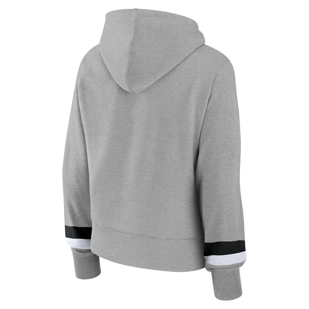 Chicago Bulls Women's Halftime Pullover Hoodie Heather Gray - Fanatics