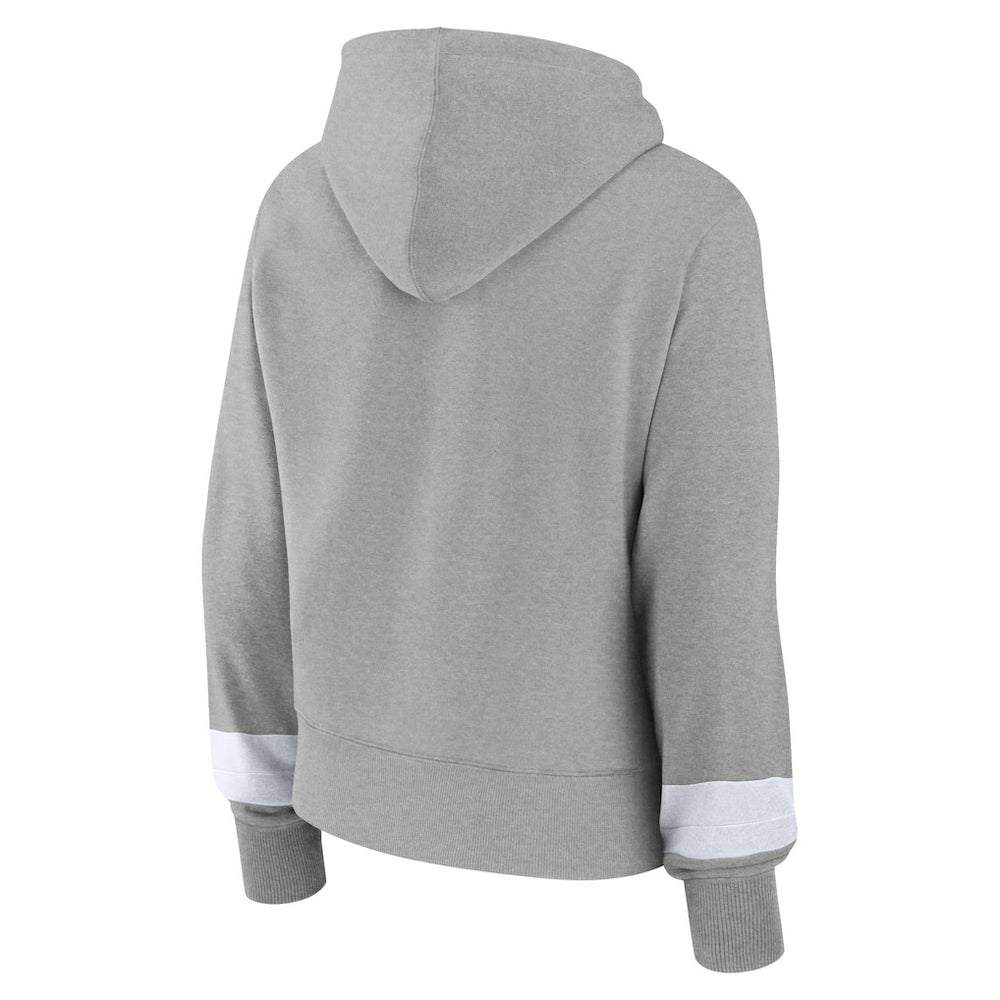 Brooklyn Nets Women's Halftime Pullover Hoodie Heather Gray - Fanatics