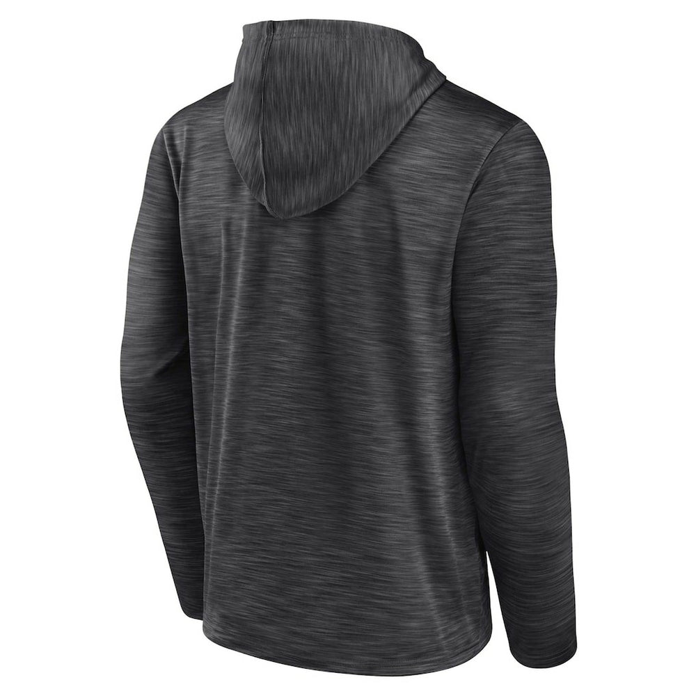 Brooklyn Nets Fast Break Pullover Hoodie Heather Charcoal - Fanatics