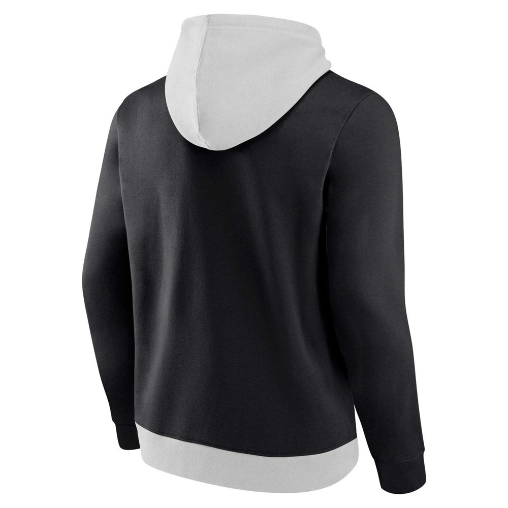 Toronto Raptors Arctic Colorblock Pullover Hoodie Gray/Black - Fanatics