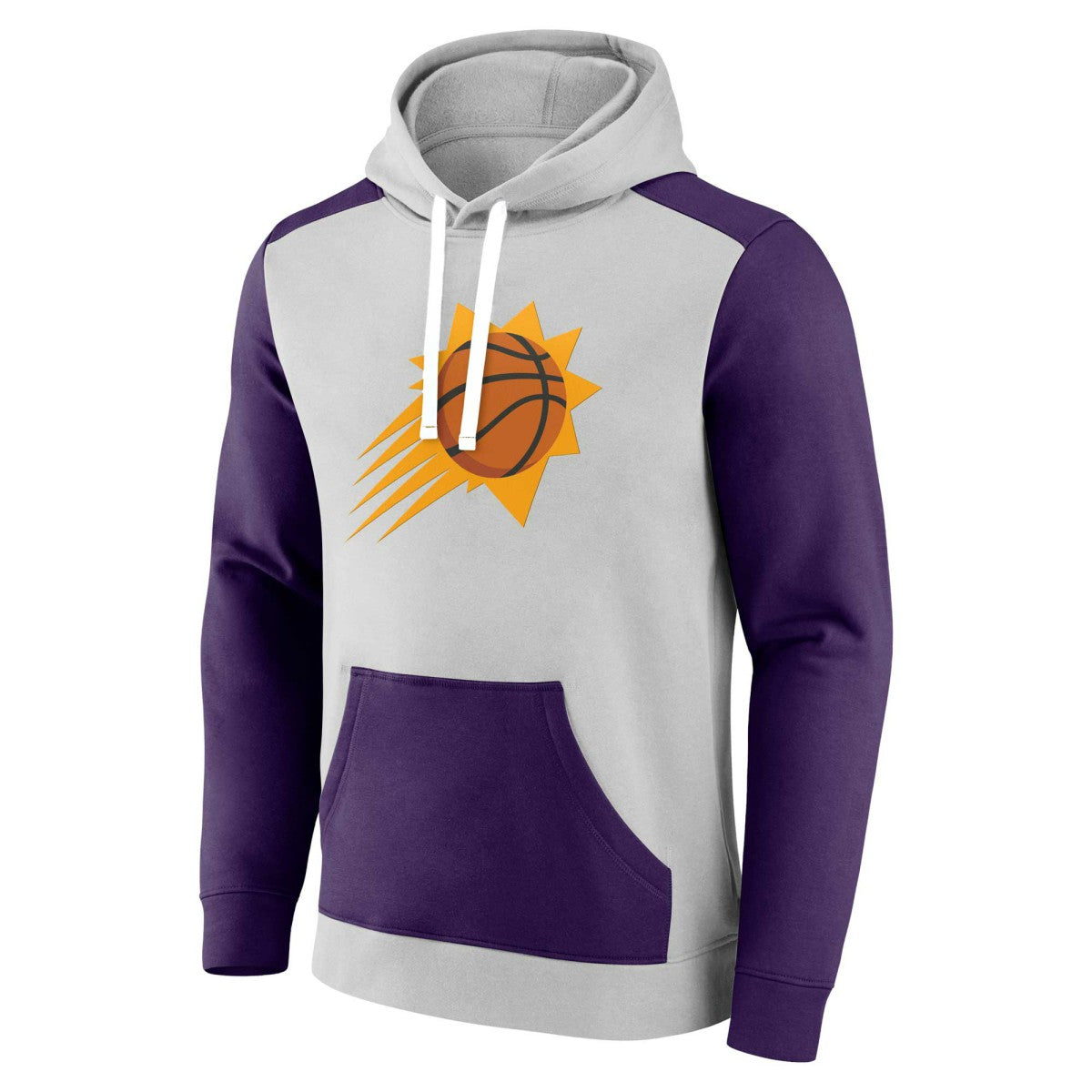 Phoenix Suns Arctic Colorblock Pullover Hoodie Gray/Purple - Fanatics