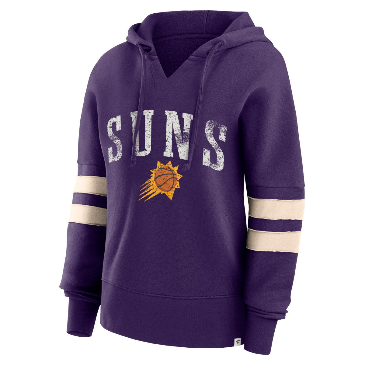 Phoenix Suns Women's Bold Move Dolman V-Neck High Hip Hoodie Purple - Fanatics
