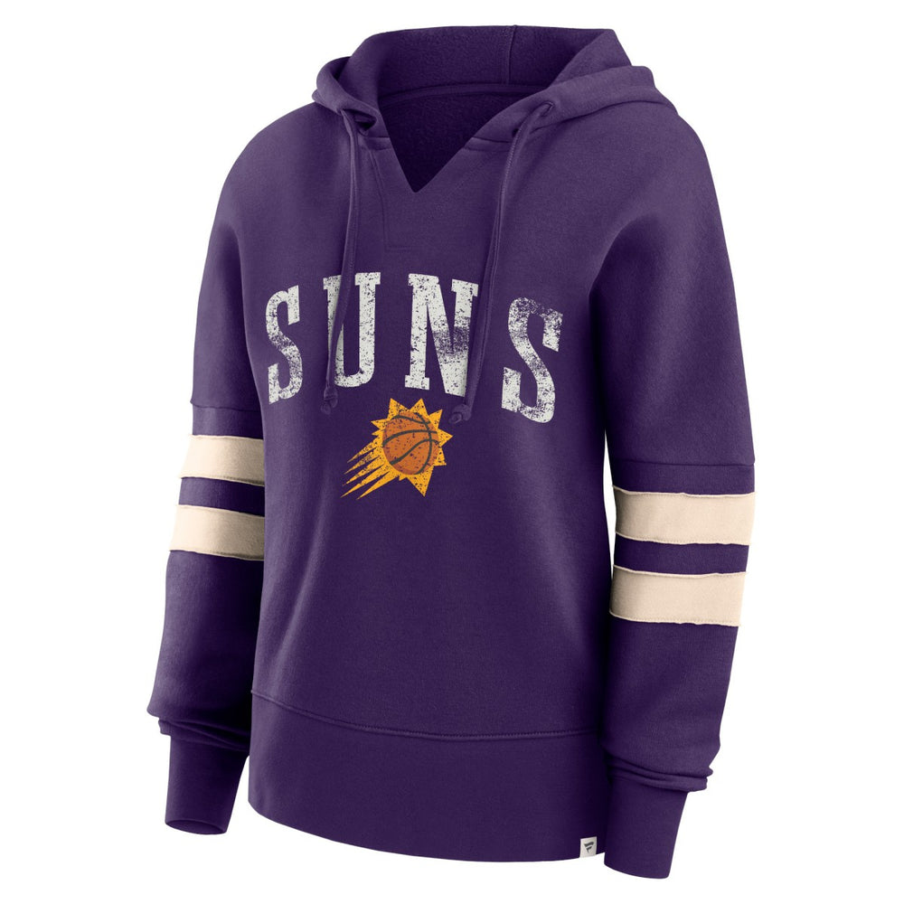 Phoenix Suns Women's Bold Move Dolman V-Neck High Hip Hoodie Purple - Fanatics