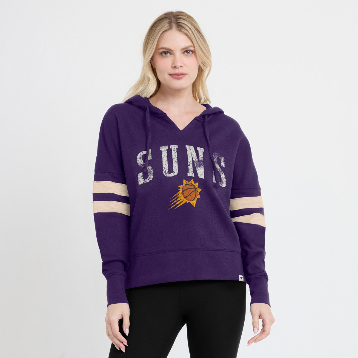 Phoenix Suns Women's Bold Move Dolman V-Neck High Hip Hoodie Purple - Fanatics