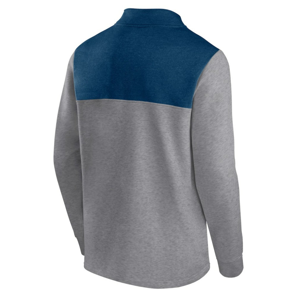 Seattle Kraken Fanatics Launch It Quarter-Zip Jacket - Heather Gray | US 5249335