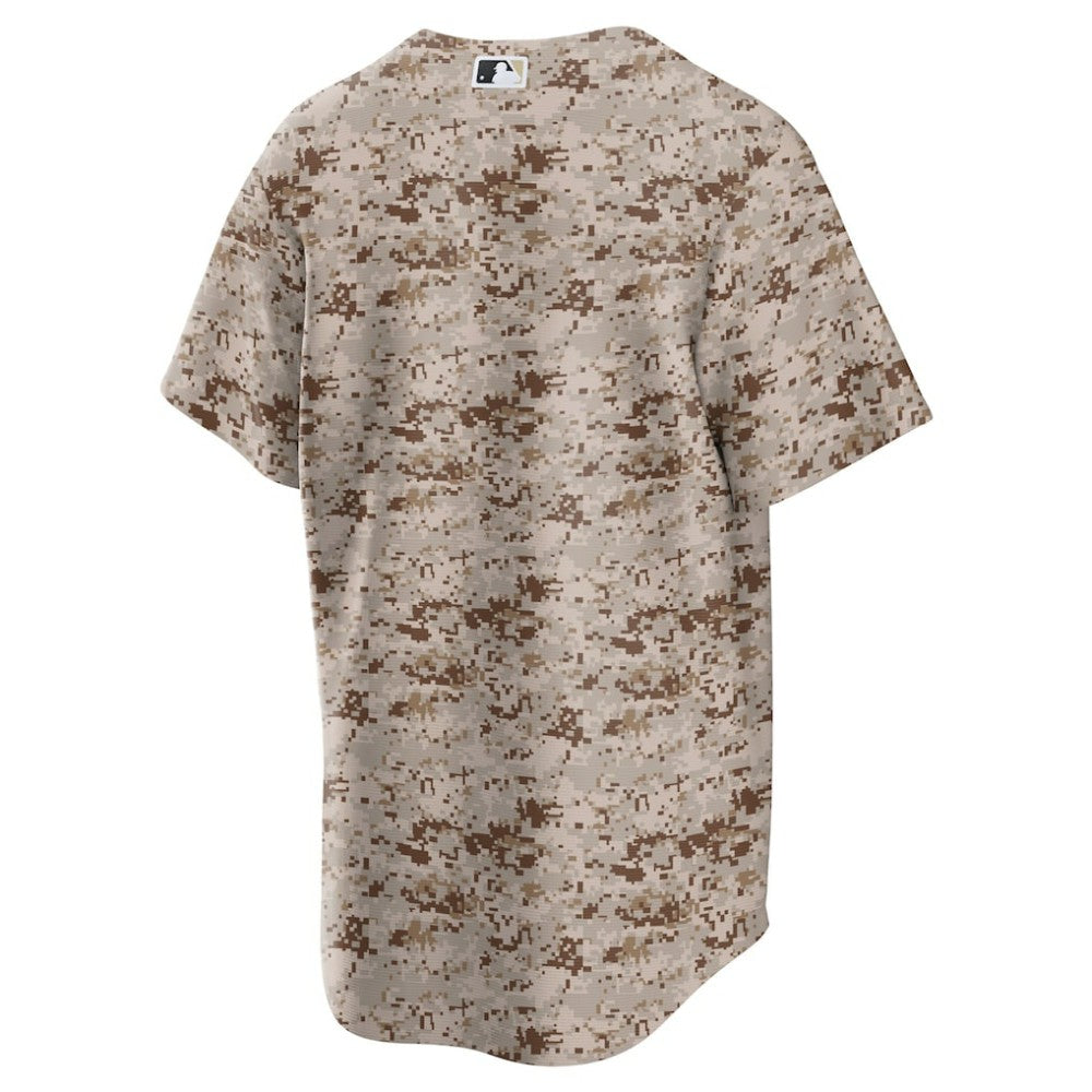 San Diego Padres Nike USMC Alternate Replica Team Jersey - Camo Jerseys