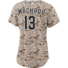 Manny Machado San Diego Padres Nike Women's USMC Alternate Replica Player Jersey - Camo Jerseys