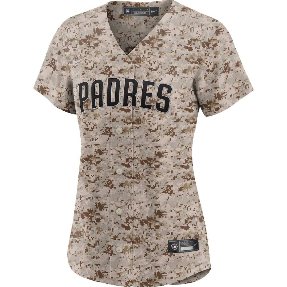 Fernando Tatis Jr. San Diego Padres Nike Women's USMC Alternate Replica Player Jersey - Camo Jerseys