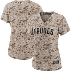 San Diego Padres Nike Women's USMC Alternate Replica Team Jersey - Camo Jerseys