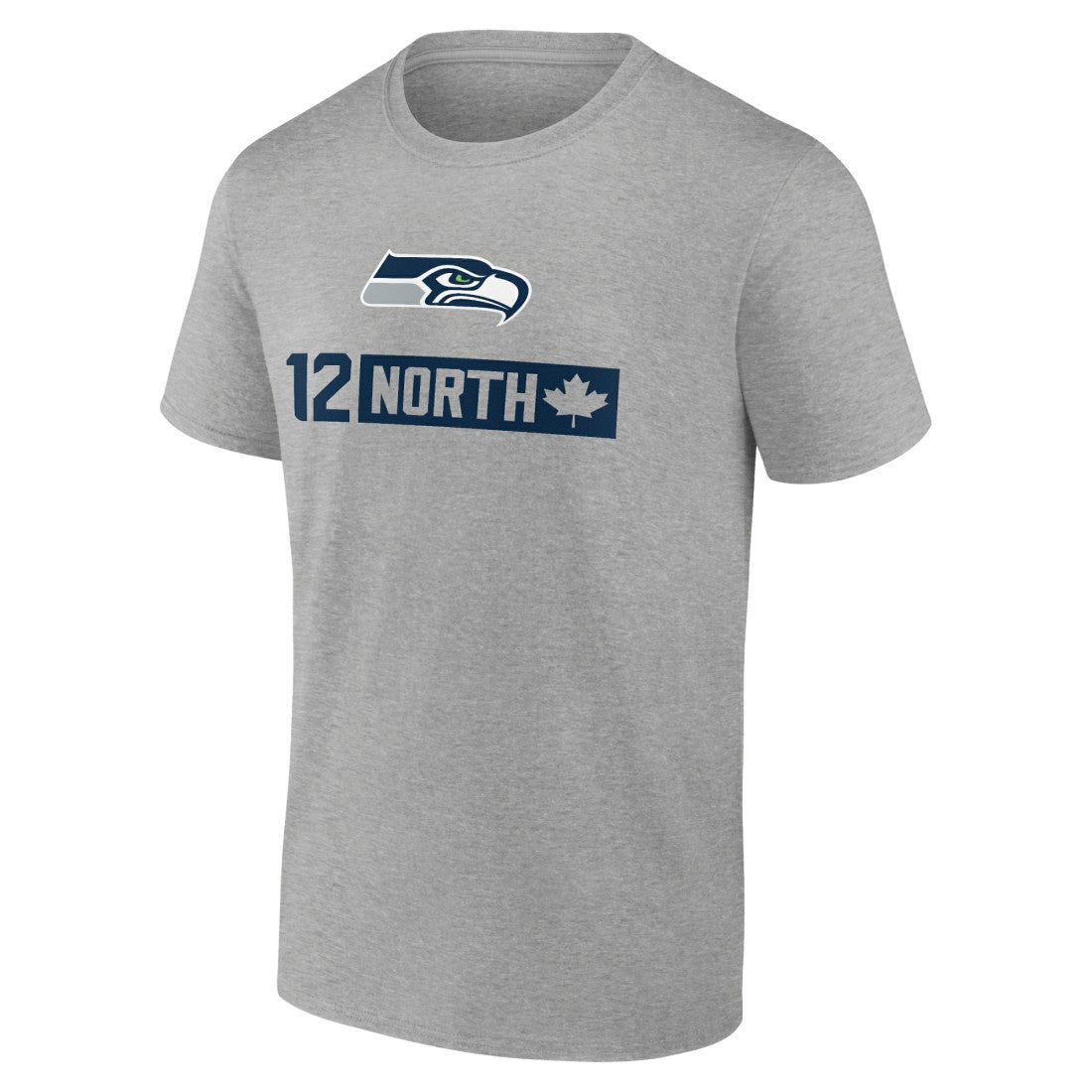 Seattle Seahawks 12 North T-Shirt - Heather Gray T-shirts