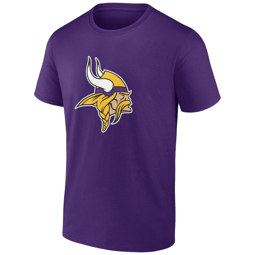 T.J. Hockenson Minnesota Vikings Icon Player Name & Number T-Shirt - Purple T-shirts