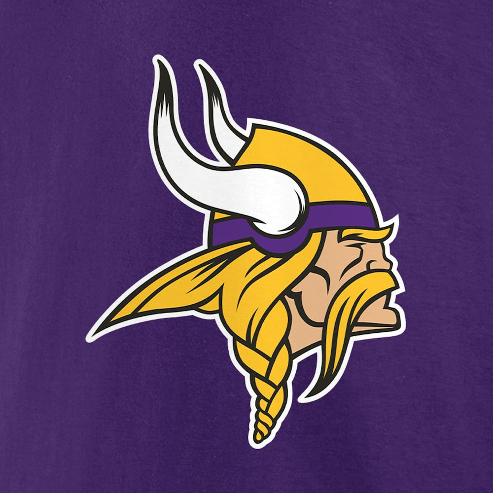 T.J. Hockenson Minnesota Vikings Icon Player Name & Number T-Shirt - Purple T-shirts
