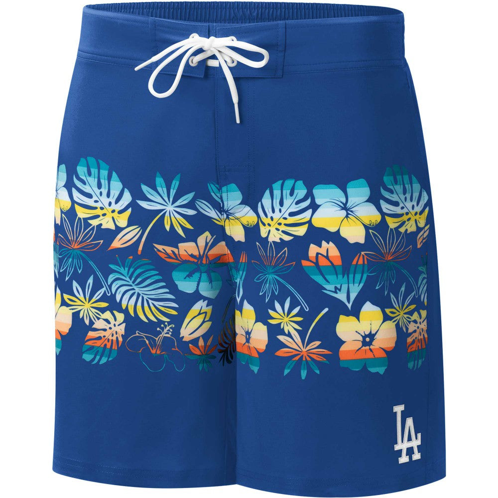 Los Angeles Dodgers G-III Sports by Carl Banks Breeze Volley Swim Shorts - Royal Shorts