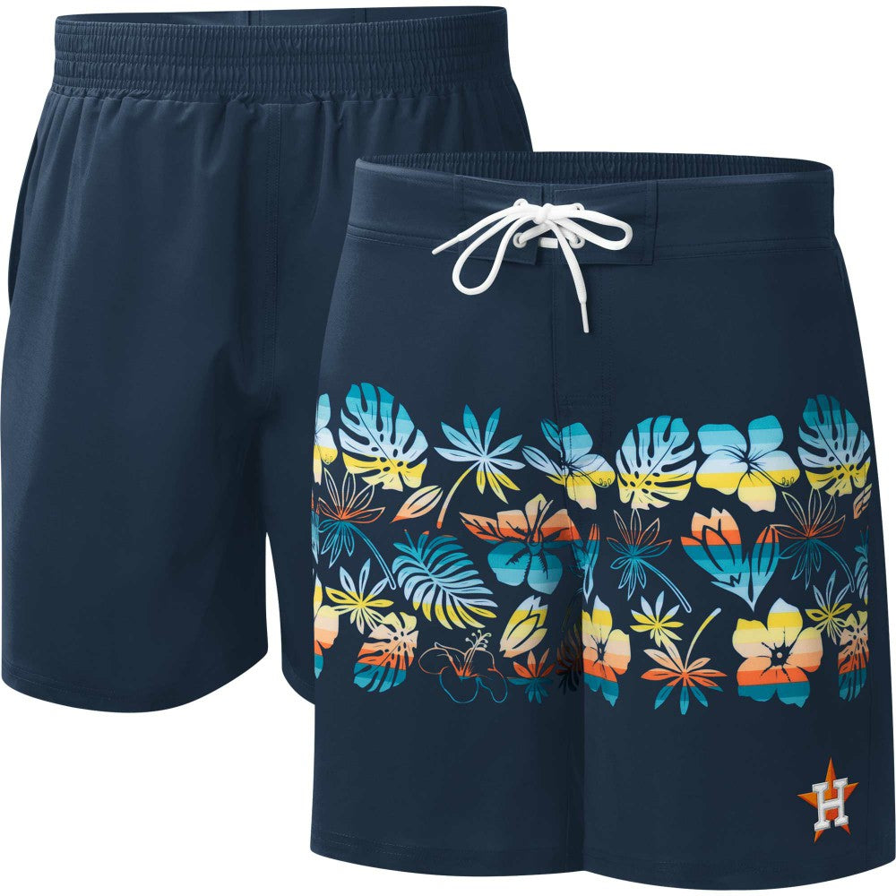 Houston Astros G-III Sports by Carl Banks Breeze Volley Swim Shorts - Navy Shorts