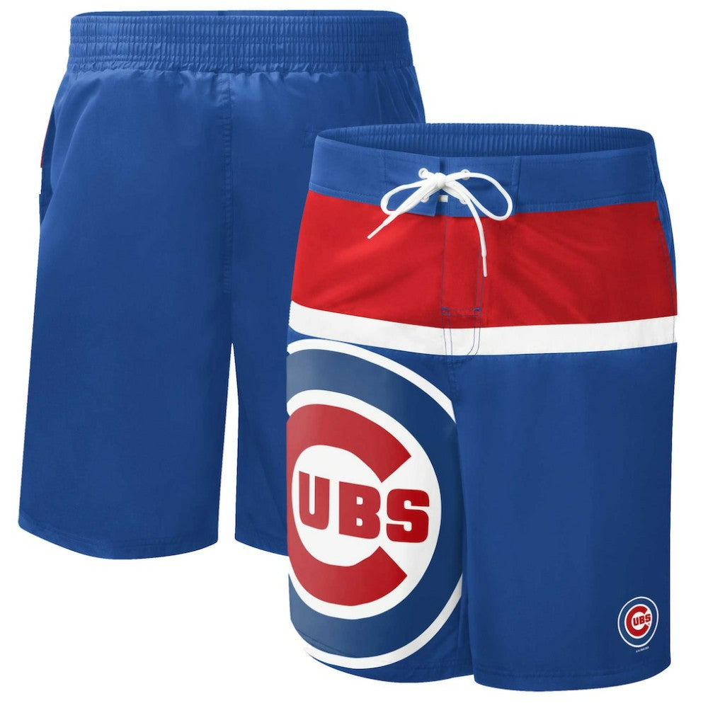 Chicago Cubs G-III Sports by Carl Banks Sea Wind Swim Shorts - Royal Shorts