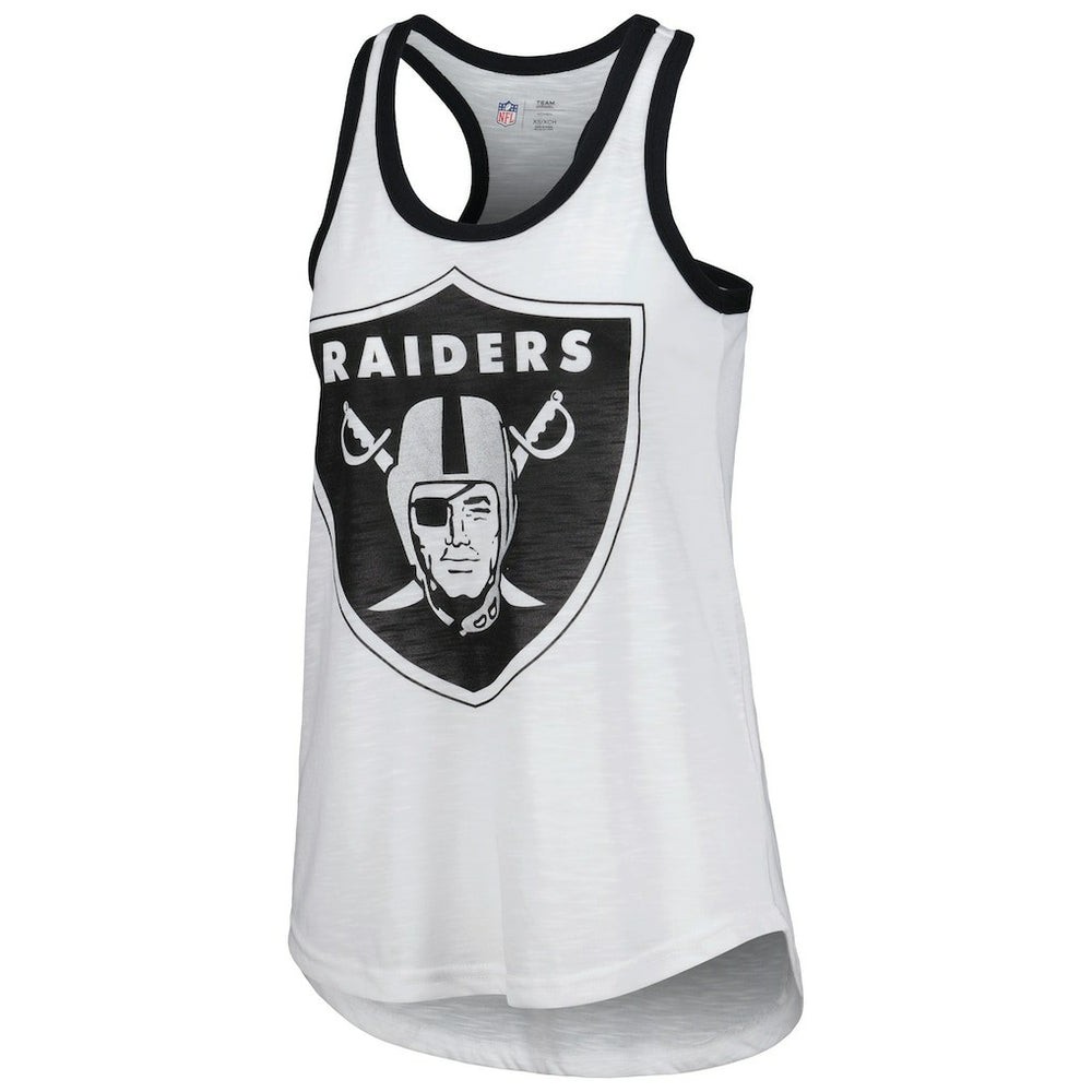 Las Vegas Raiders G-III 4Her by Carl Banks Women's Tater Tank Top - White Tops