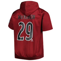 Nathan MacKinnon Colorado Avalanche Fanatics Big & Tall Name & Number Pullover Hoodie - Burgundy | US 5254140