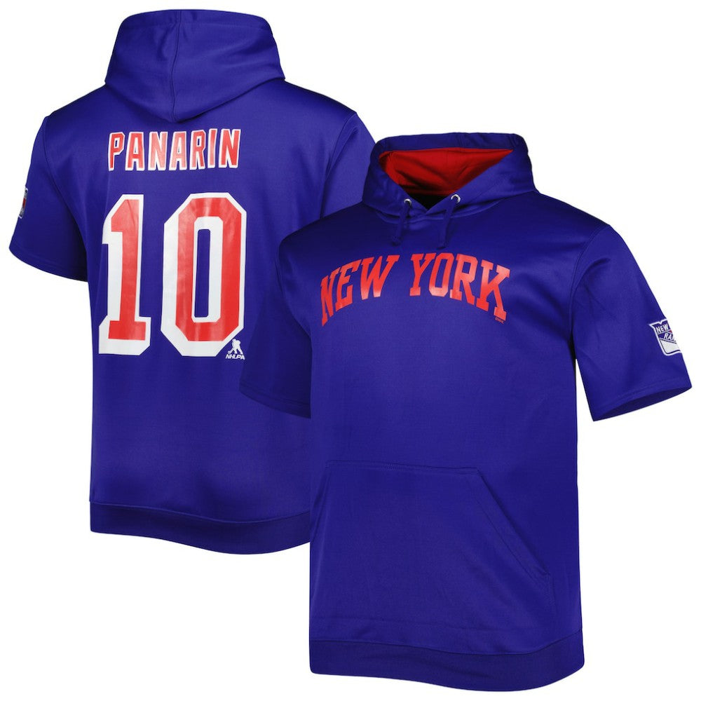 Artemi Panarin New York Rangers Fanatics Big & Tall Name & Number Pullover Hoodie - Blue | US 5254142