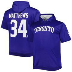 Auston Matthews Toronto Maple Leafs Fanatics Big & Tall Name & Number Pullover Hoodie - Blue | US 5254144
