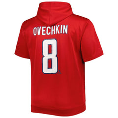 Alexander Ovechkin Washington Capitals Fanatics Big & Tall Captain Patch Name & Number Pullover Hoodie - Red | US 5254145