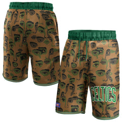 Boston Celtics NBA & KidSuper Studios Unisex Hometown Shorts Brown - Fanatics