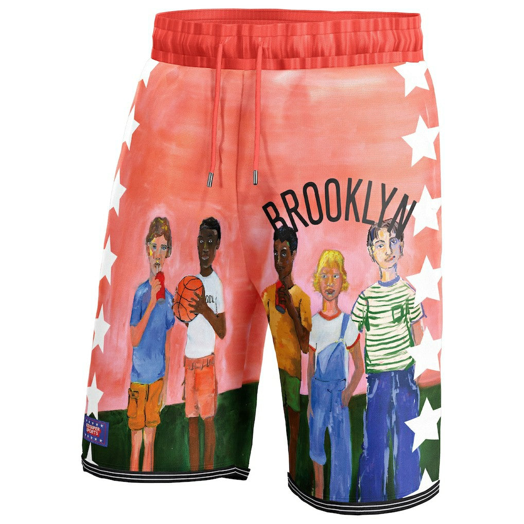 Brooklyn Nets NBA & KidSuper Studios Unisex Hometown Shorts Black - Fanatics