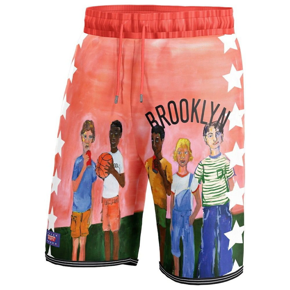 Brooklyn Nets NBA & KidSuper Studios Unisex Hometown Shorts Black - Fanatics