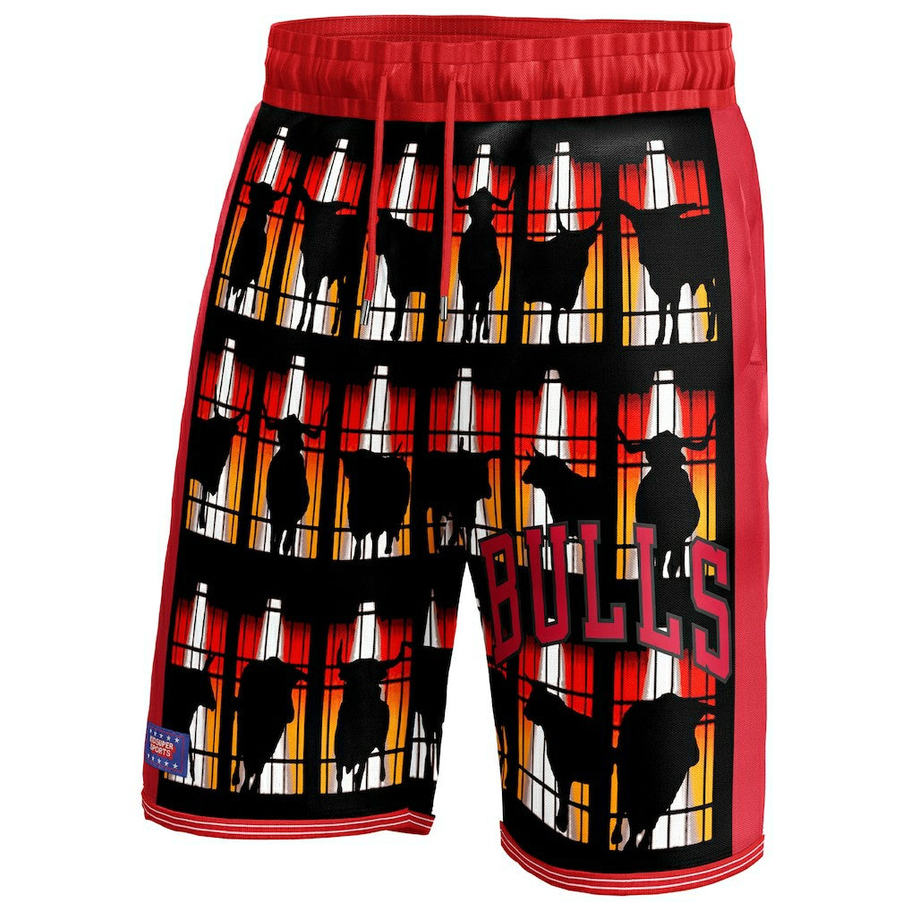 Chicago Bulls NBA & KidSuper Studios Unisex Hometown Shorts Red - Fanatics