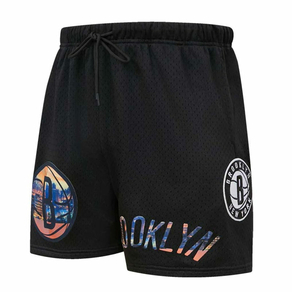 Brooklyn Nets Pro Standard City Scape Mesh Shorts Black
