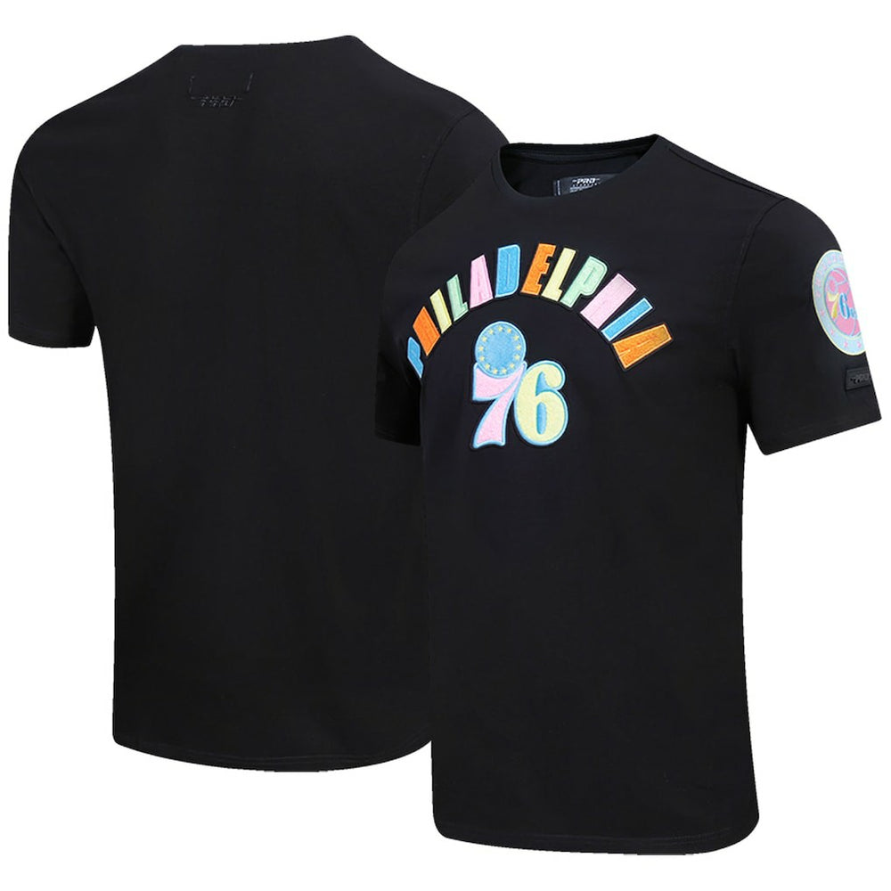 Philadelphia 76ers Pro Standard Washed Neon T-Shirt Black outlet