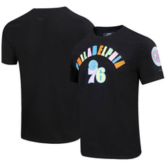 Philadelphia 76ers Pro Standard Washed Neon T-Shirt Black outlet
