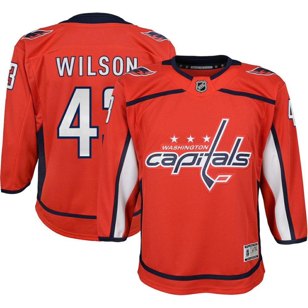 Tom Wilson Washington Capitals Youth 2022/23 Premier Player Jersey - Red | US 5256395