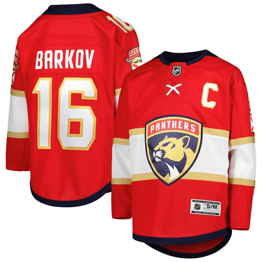Aleksander Barkov Florida Panthers Youth Home Premier Player Jersey - Red | US 5256396