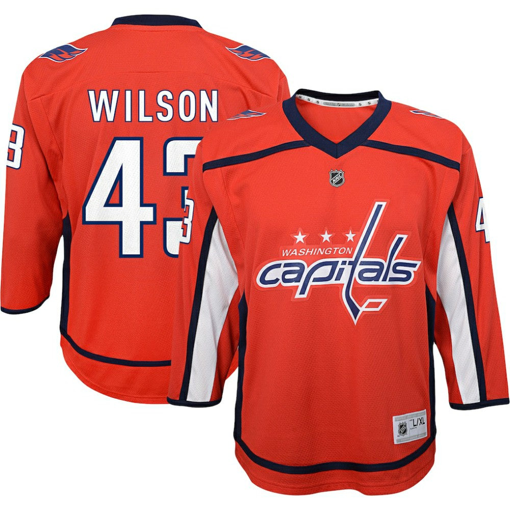 Tom Wilson Washington Capitals Youth Home Replica Player Jersey - Red | US 5256811