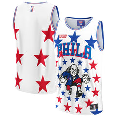 Philadelphia 76ers NBA & KidSuper Studios Unisex Hometown Jersey White - Fanatics