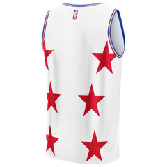Philadelphia 76ers NBA & KidSuper Studios Unisex Hometown Jersey White - Fanatics