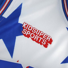 Philadelphia 76ers NBA & KidSuper Studios Unisex Hometown Jersey White - Fanatics