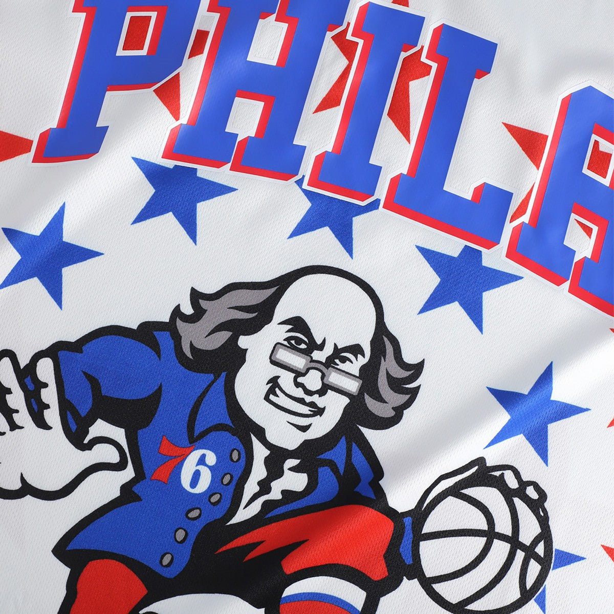 Philadelphia 76ers NBA & KidSuper Studios Unisex Hometown Jersey White - Fanatics