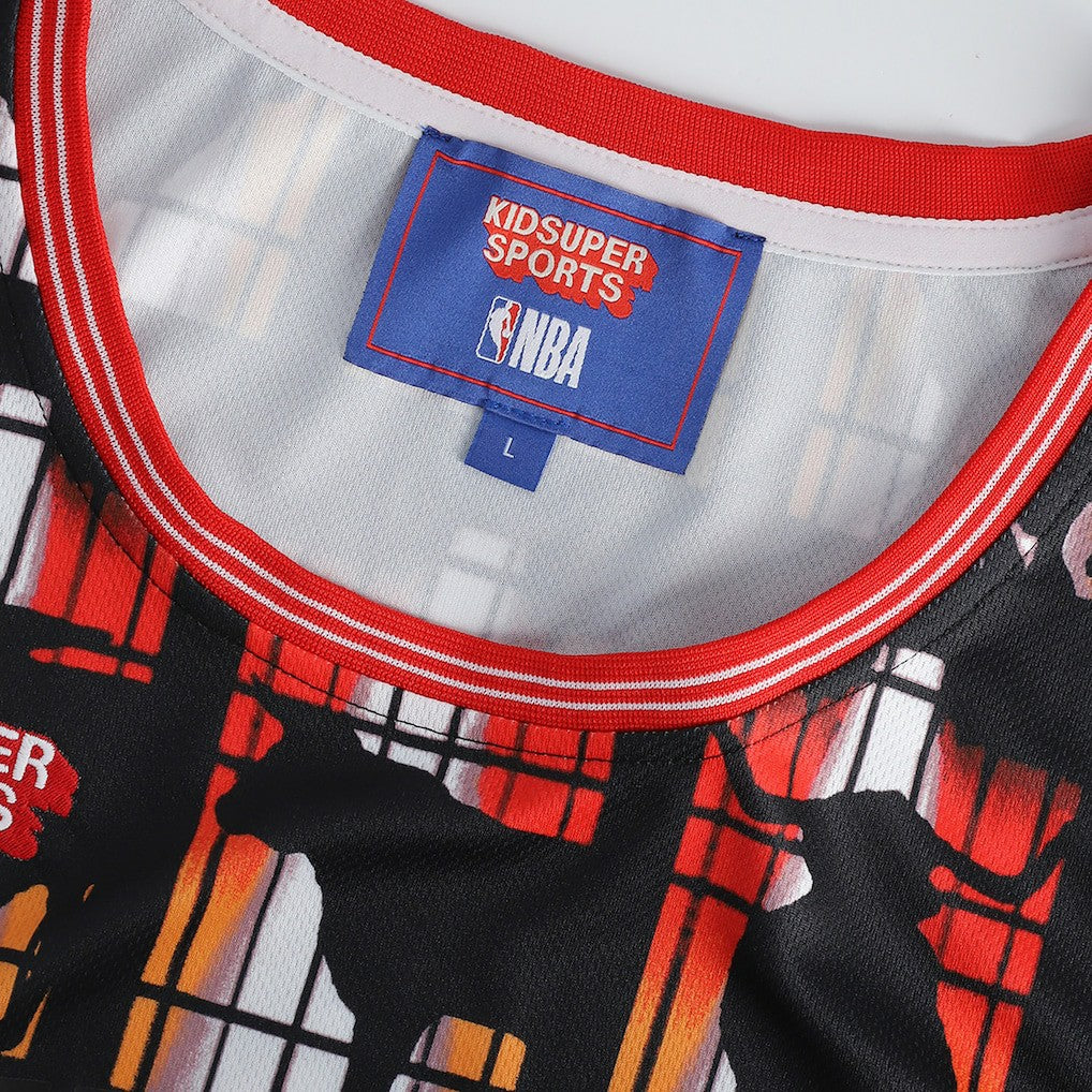 Chicago Bulls NBA & KidSuper Studios Unisex Hometown Jersey Red - Fanatics
