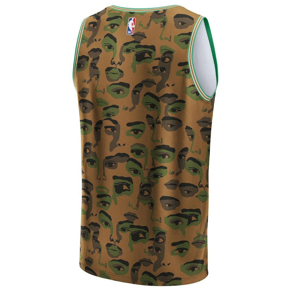 Boston Celtics NBA & KidSuper Studios Unisex Hometown Jersey Brown - Fanatics