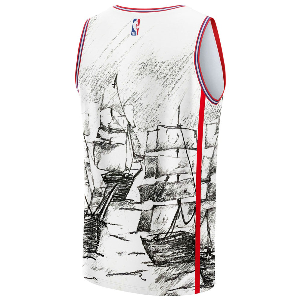 LA Clippers NBA & KidSuper Studios Unisex Hometown Jersey Gray - Fanatics