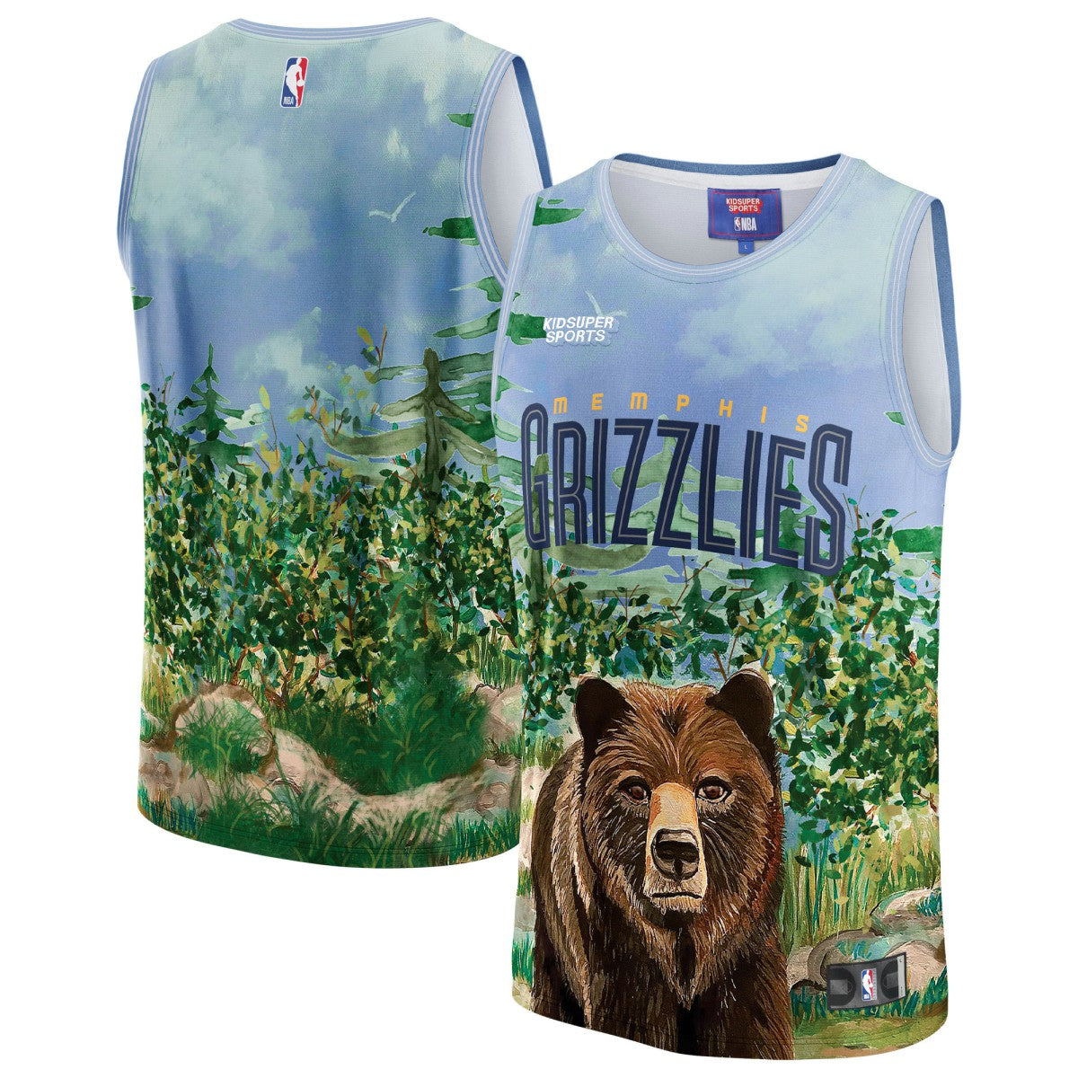 Memphis Grizzlies NBA & KidSuper Studios Unisex Hometown Jersey Teal - Fanatics
