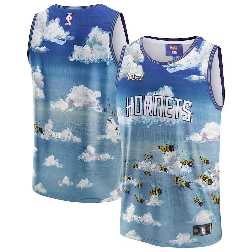 Charlotte Hornets NBA & KidSuper Studios Unisex Hometown Jersey Blue - Fanatics