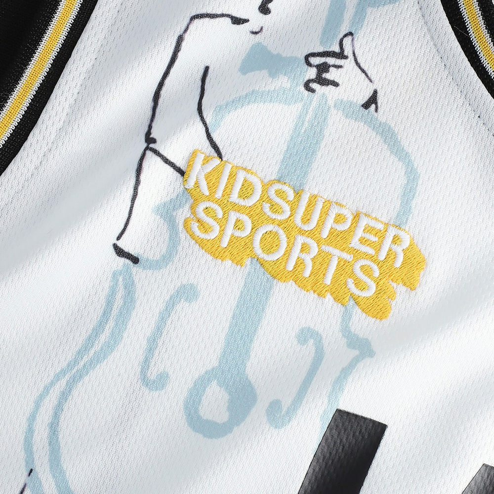 Utah Jazz NBA & KidSuper Studios Unisex Hometown Jersey White - Fanatics