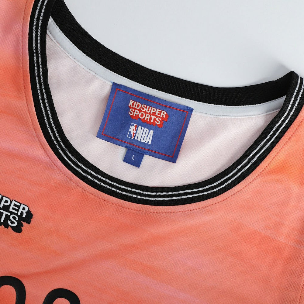 Brooklyn Nets NBA & KidSuper Studios Unisex Hometown Jersey Coral - Fanatics