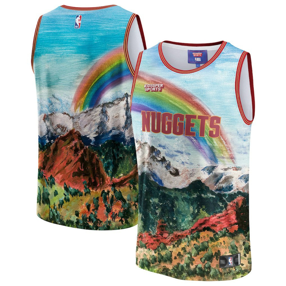 Denver Nuggets NBA & KidSuper Studios Unisex Hometown Jersey Blue - Fanatics