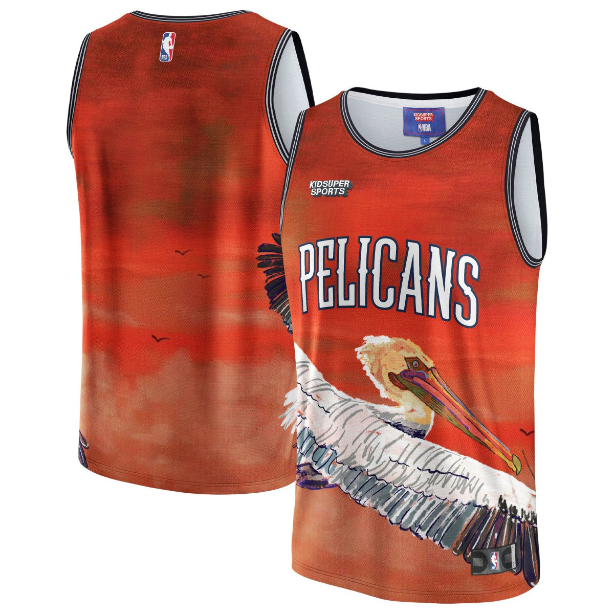 New Orleans Pelicans NBA & KidSuper Studios Unisex Hometown Jersey Red - Fanatics
